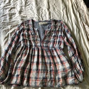 Size XL peasant top from free people